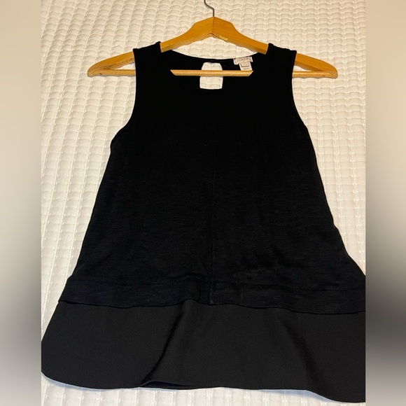 J. Crew Tops - J.Crew Sleeveless Black Top, size Small
